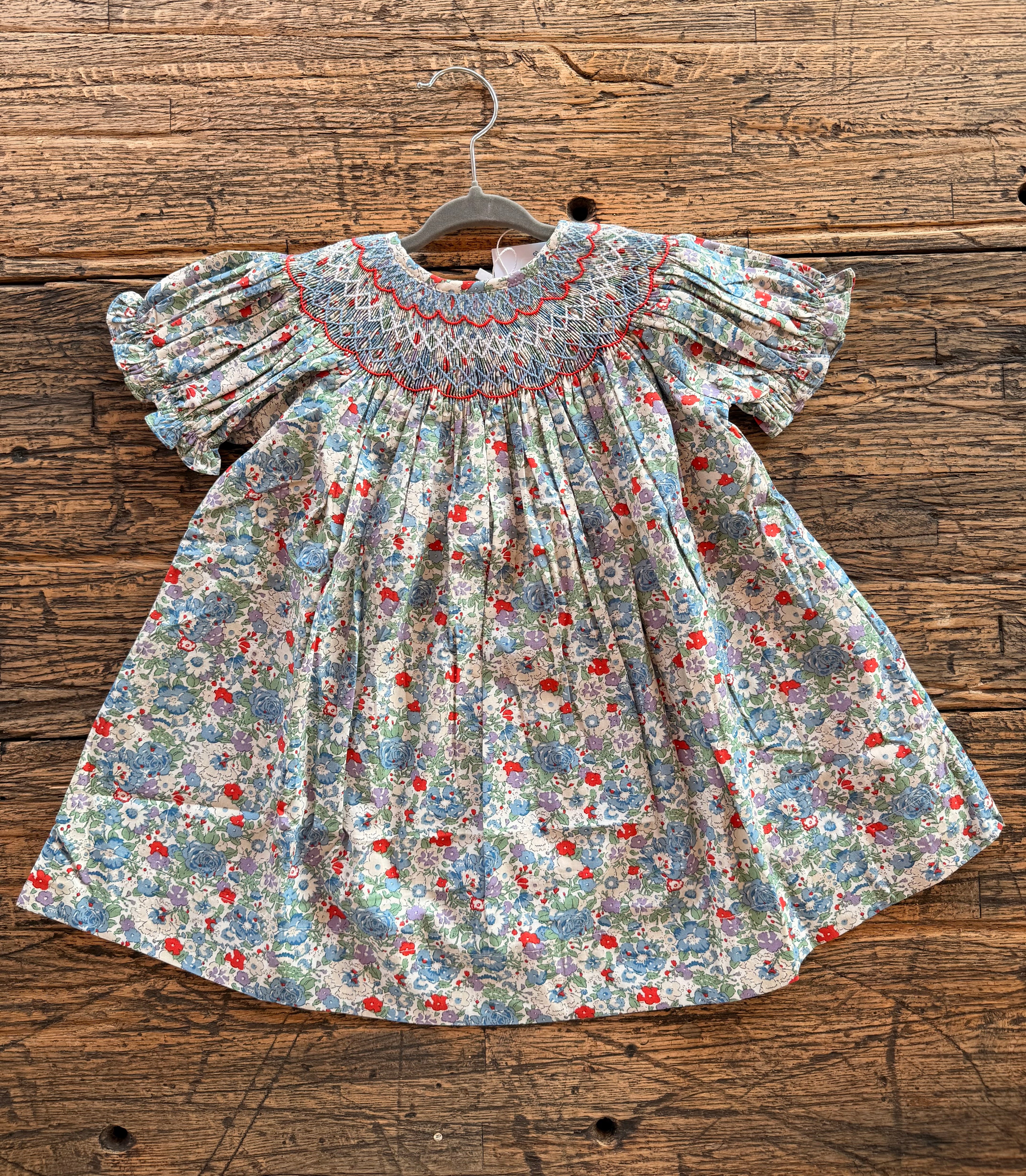 Megan Smocked Floral Dress