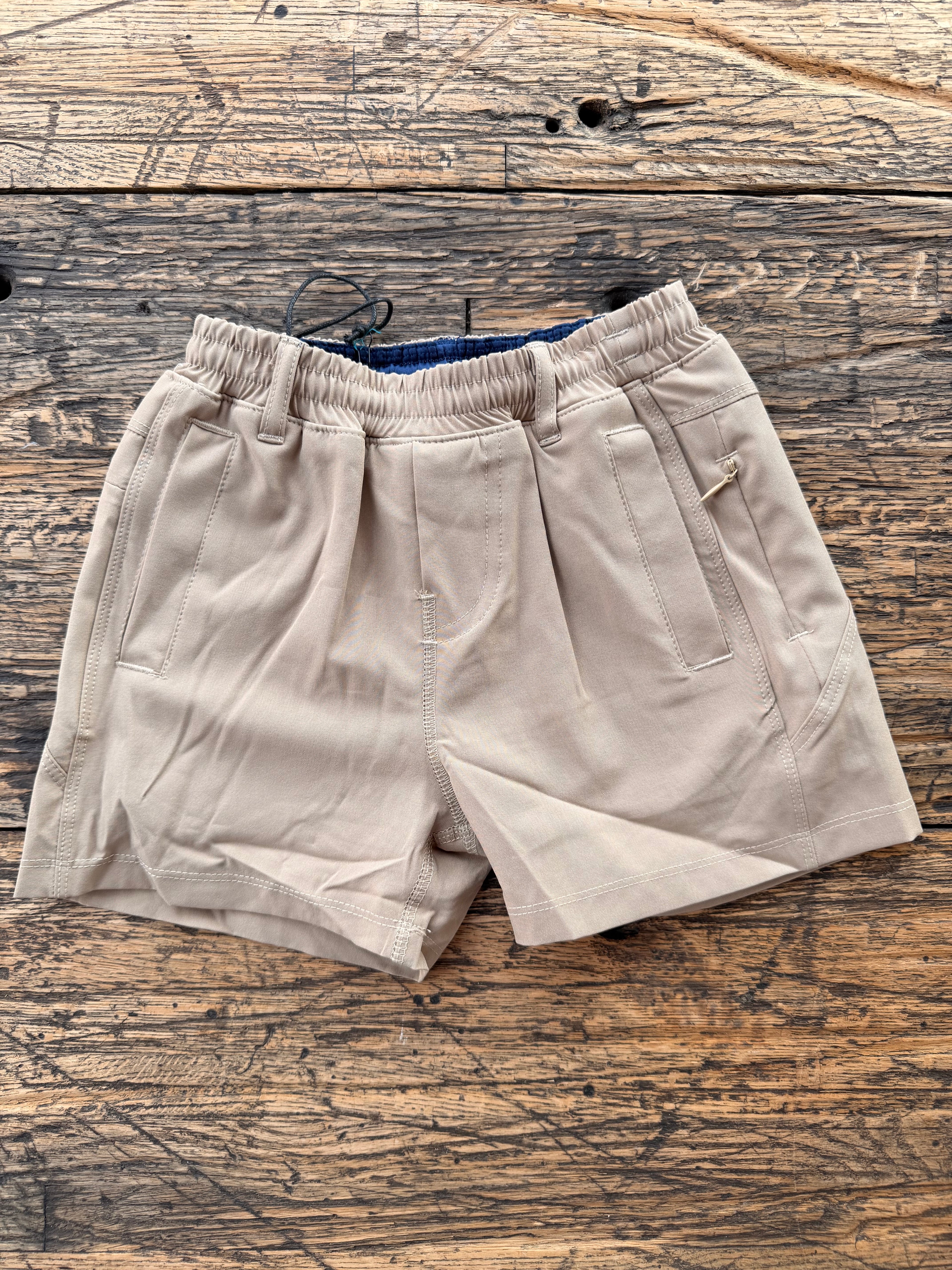 Meripex Freeballers Youth Sport Shorts- Khaki