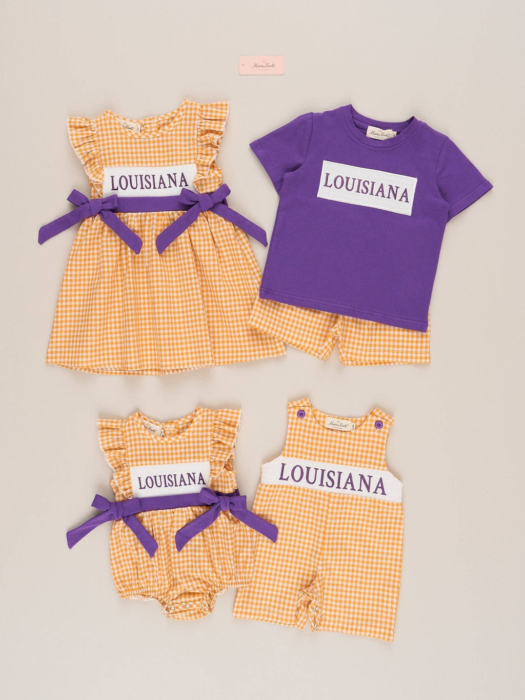 Louisiana Smocked Gingham Johnny