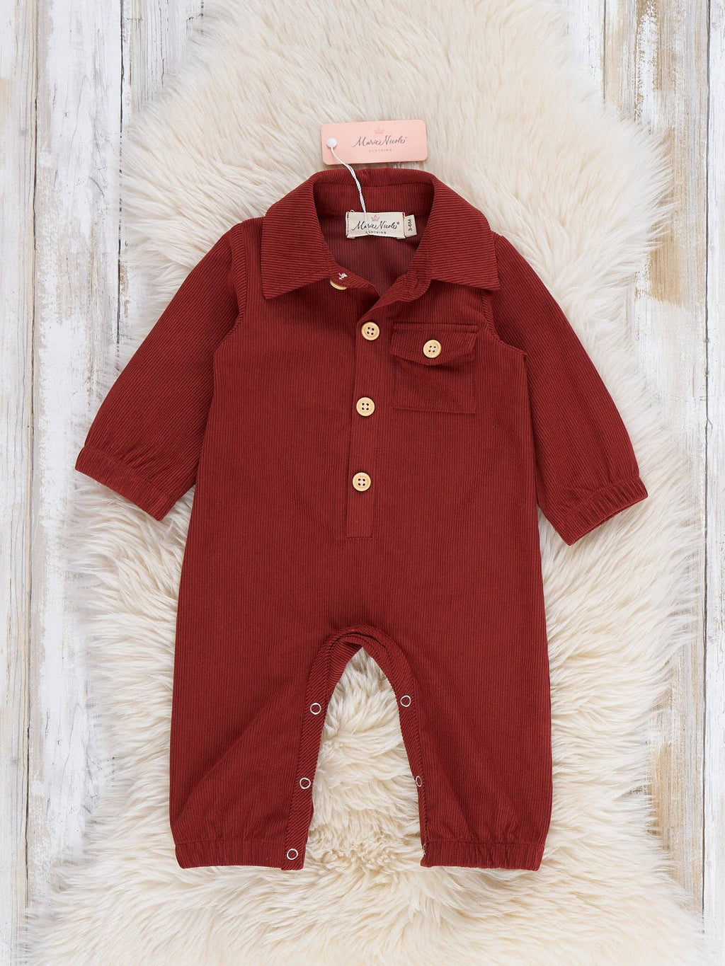 Classic Button-Up Romper