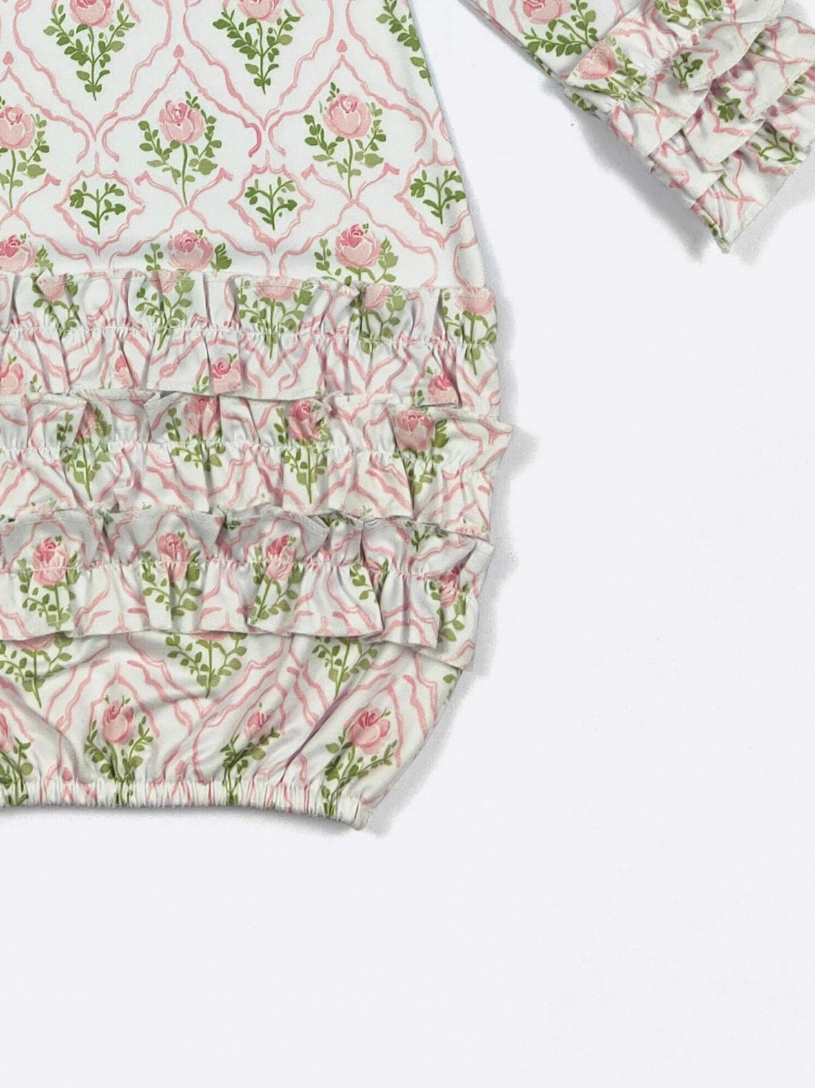 Baby Gown - Rose Frame