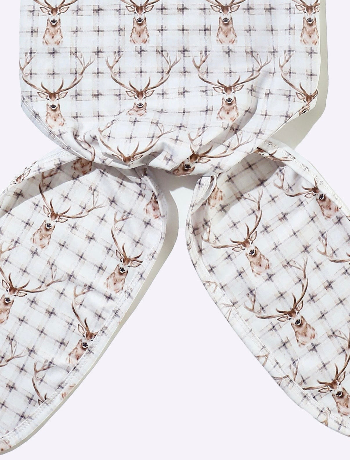 Knotted Gown - Plaid Deer