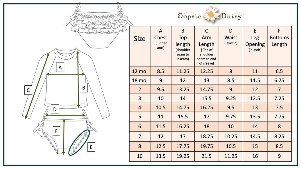 Girls Pink Coquette Long Sleeve Ruffles Swimsuit