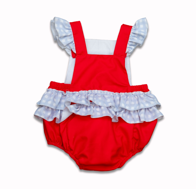 Home Run Honey Girls Baby Ruffle Bubble