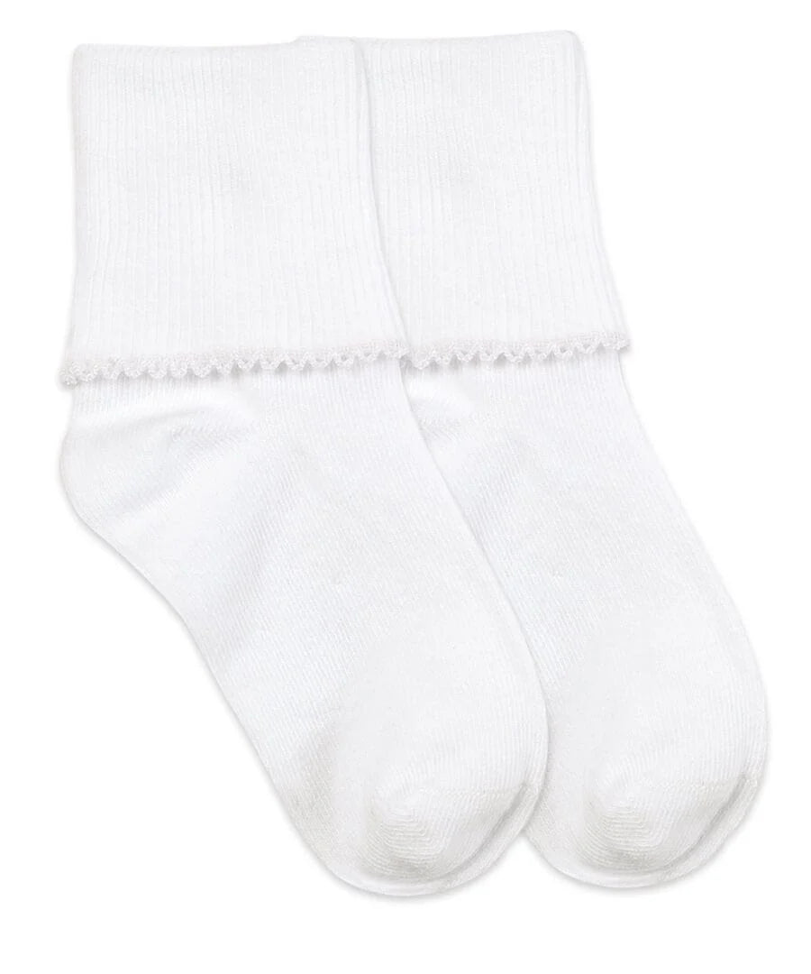 2111 Picot Trim Socks