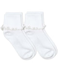 2221 Ripple Edge Turn Cuff Socks -2 pack