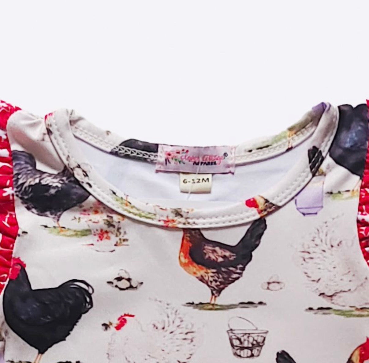 Baby Romper - Red Rooster