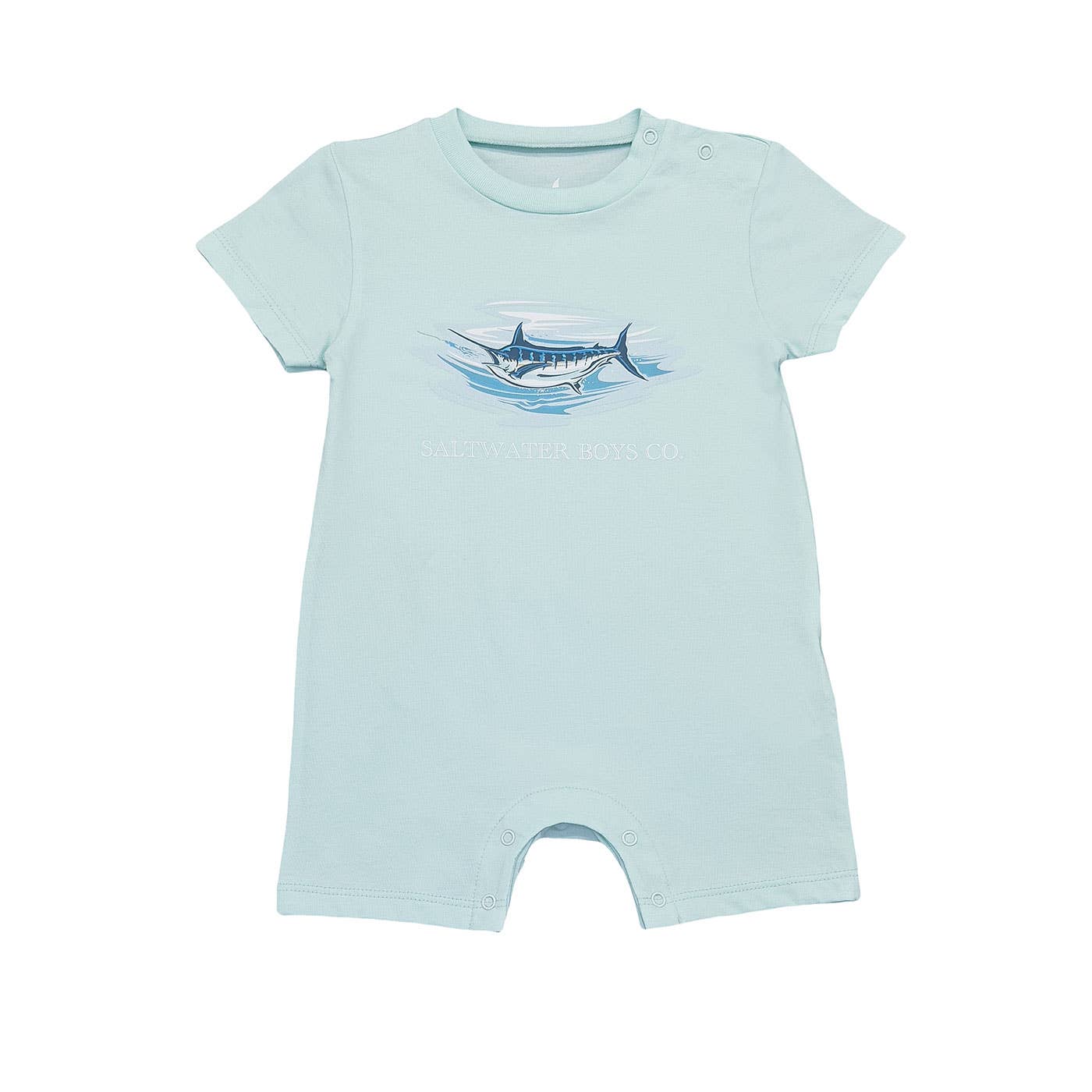 Aqua Boys Marlin Graphic Tee Romper