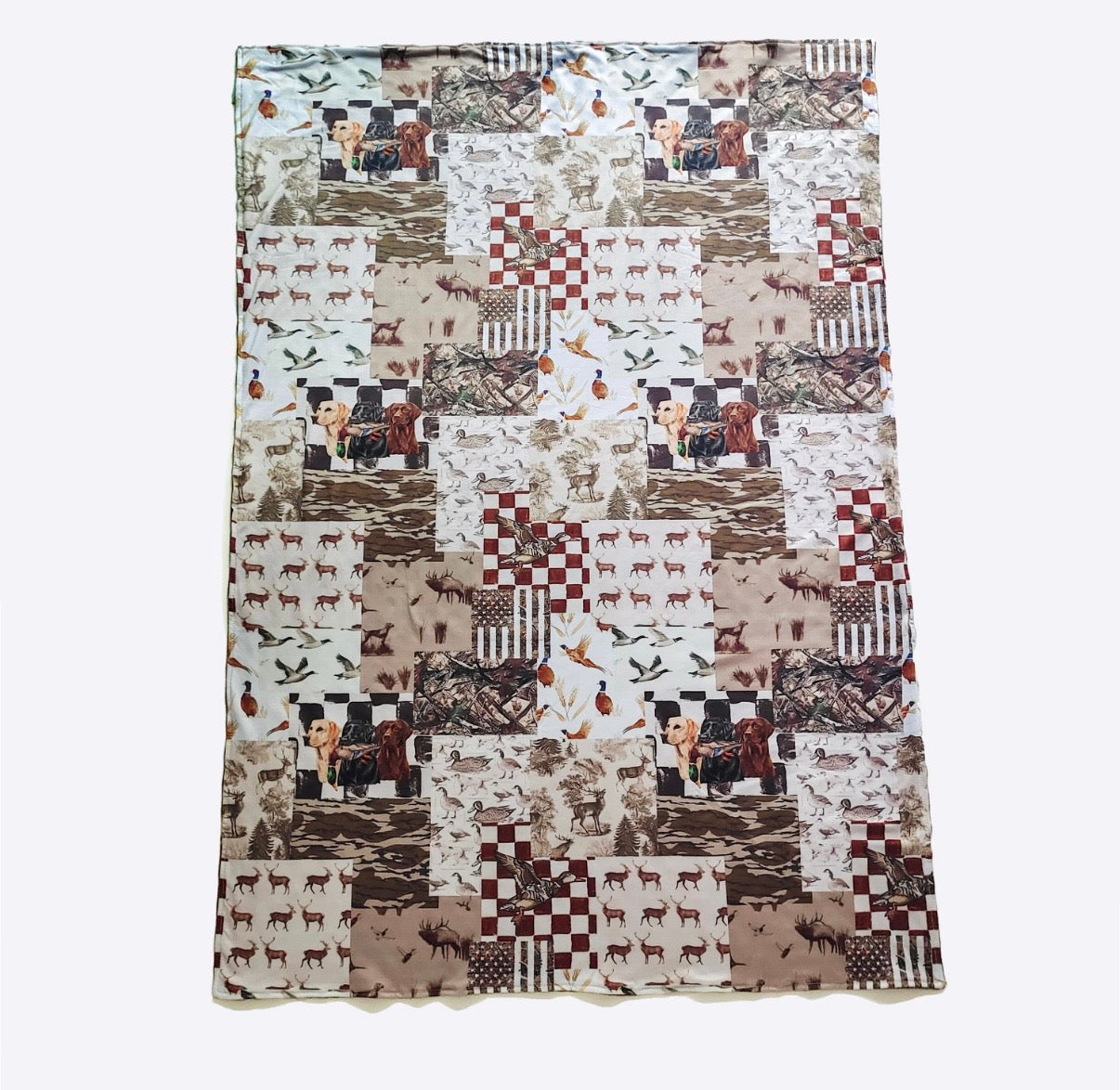 Baby Blanket - Hunting Dog Patch