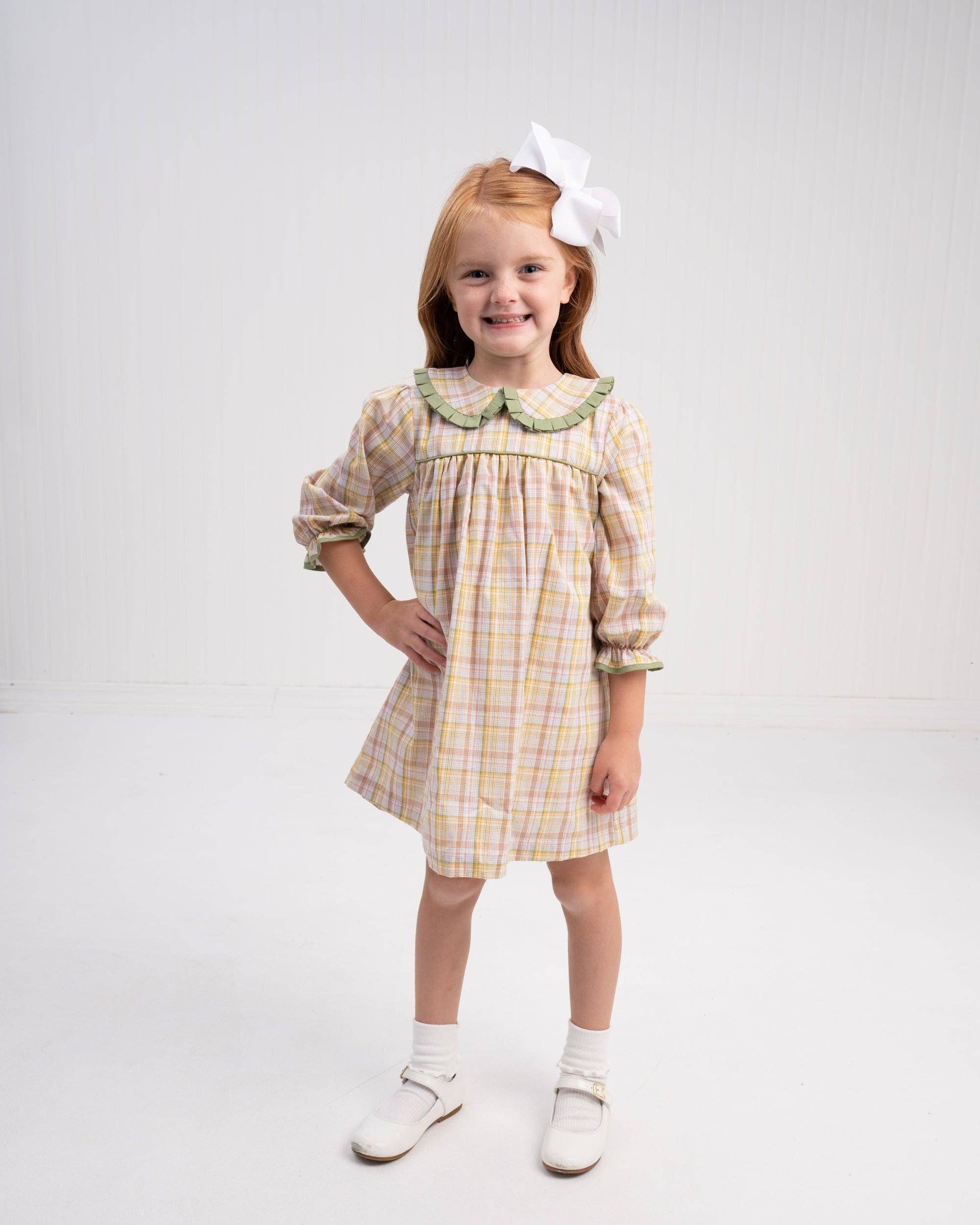 Cecilia Harvest Plaid Dress