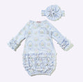 Baby Gown - Parisian Blue