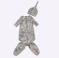 Knotted Gown - Washed Woody Camo