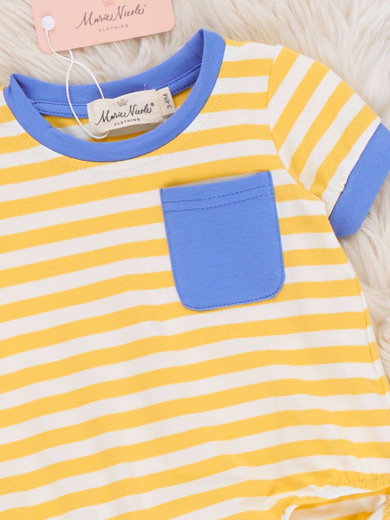 Sunny Striped Romper: