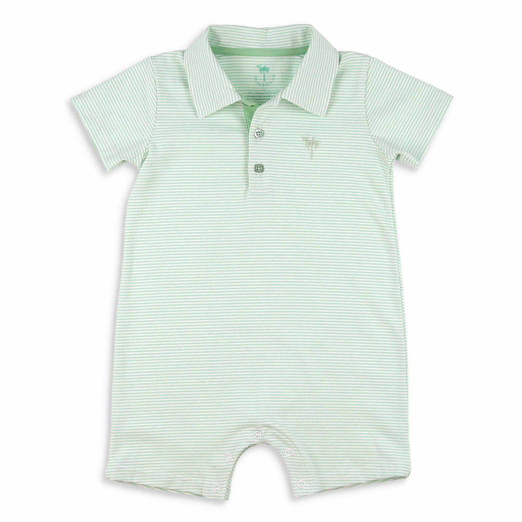 Mist Stripe Youth Polo