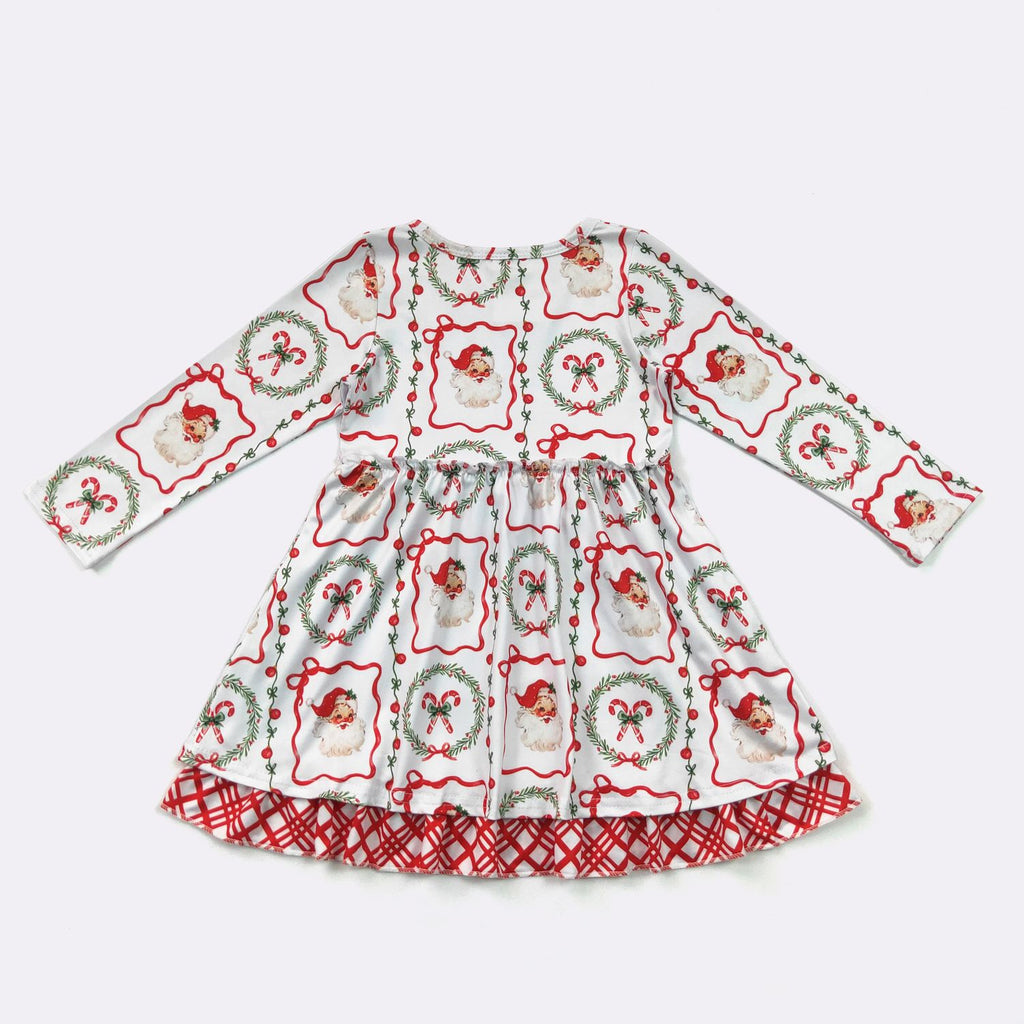 Santa Frame Girls Dress