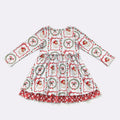 Santa Frame Girls Dress