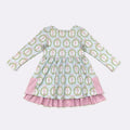 Nutcracker Wreath Girls Dress