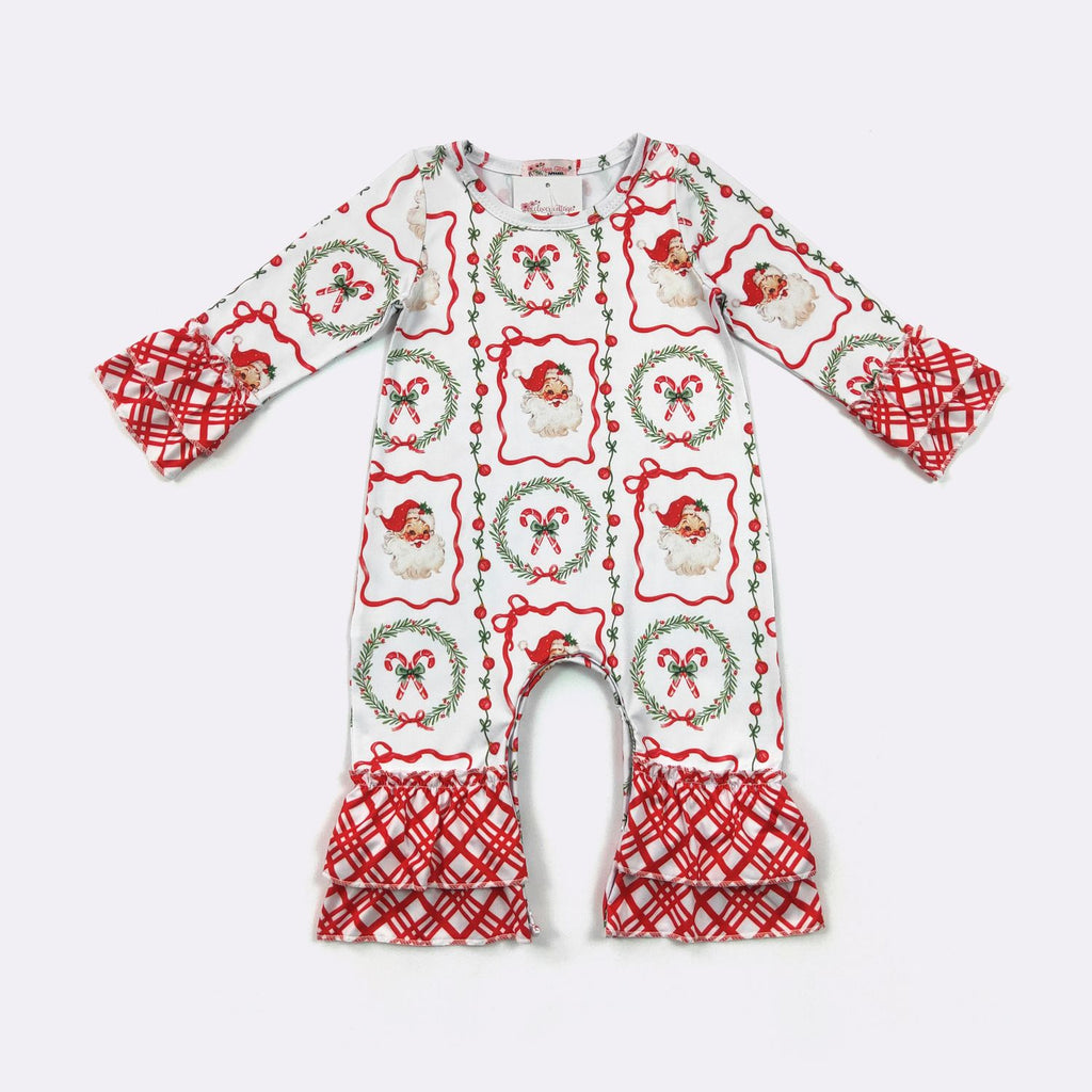Santa Frame Baby Romper