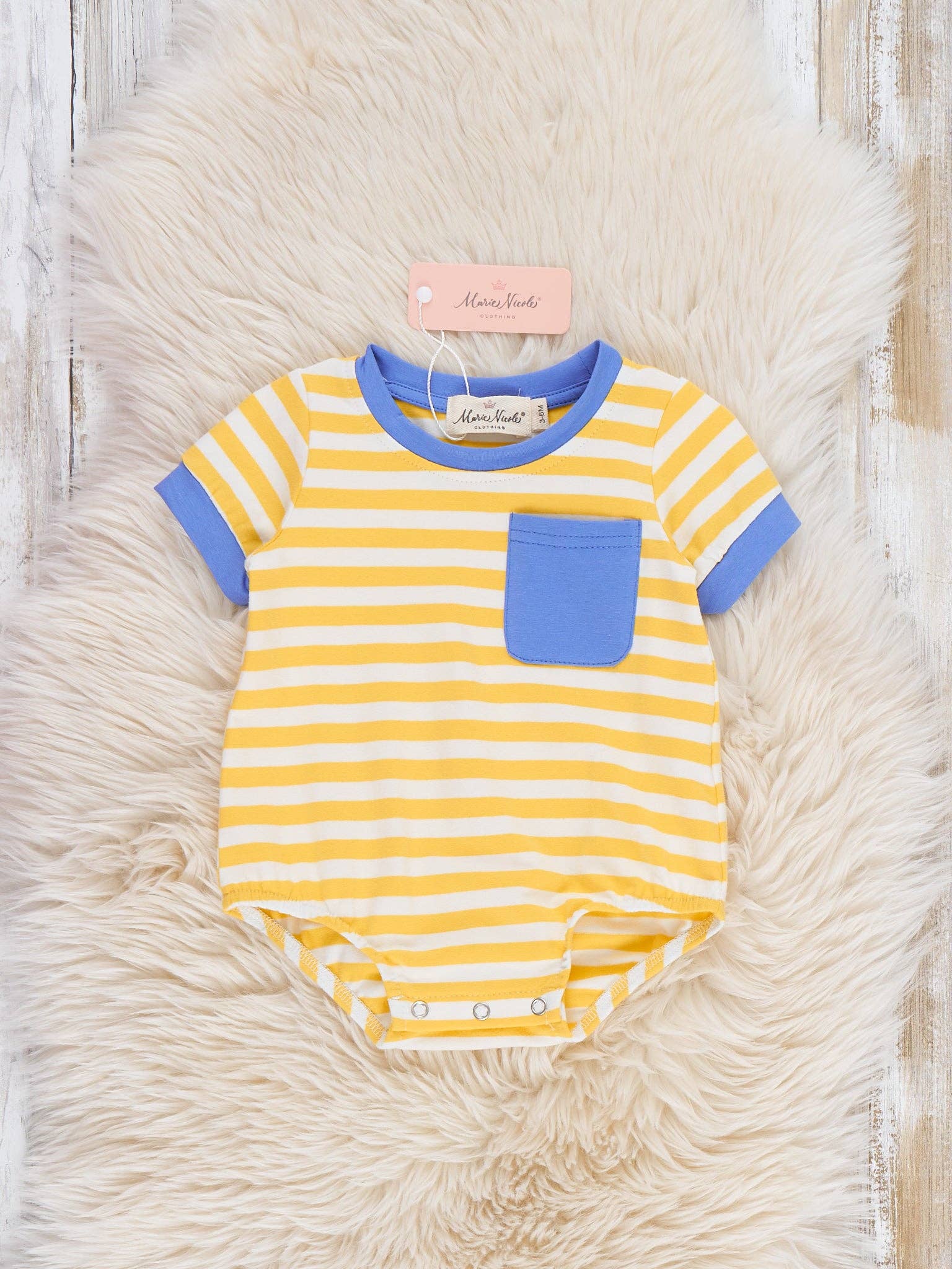 Sunny Striped Romper: