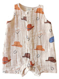 Western Muslin Shortie Romper