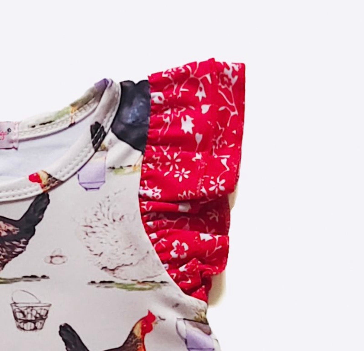 Baby Romper - Red Rooster