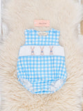 Breezy Bunnies Embroidered Romper