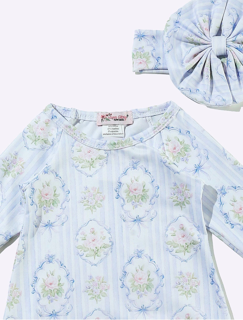 Baby Gown - Parisian Blue