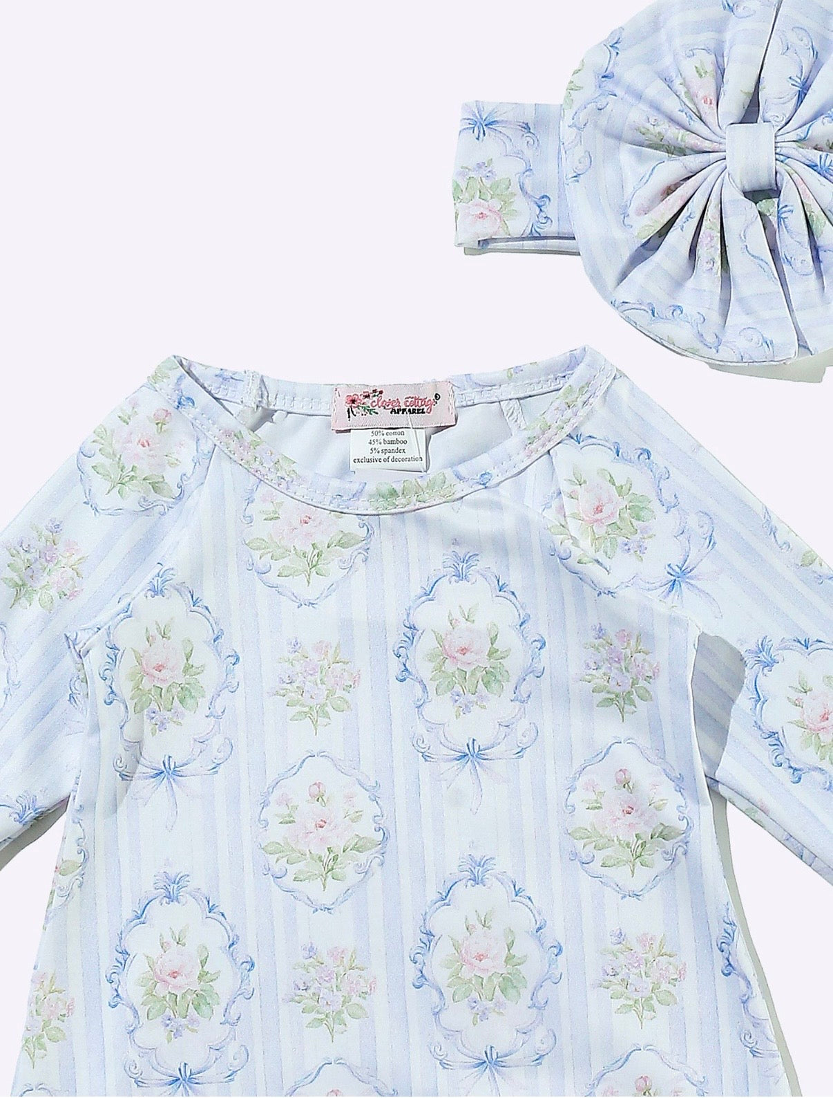 Baby Gown - Parisian Blue