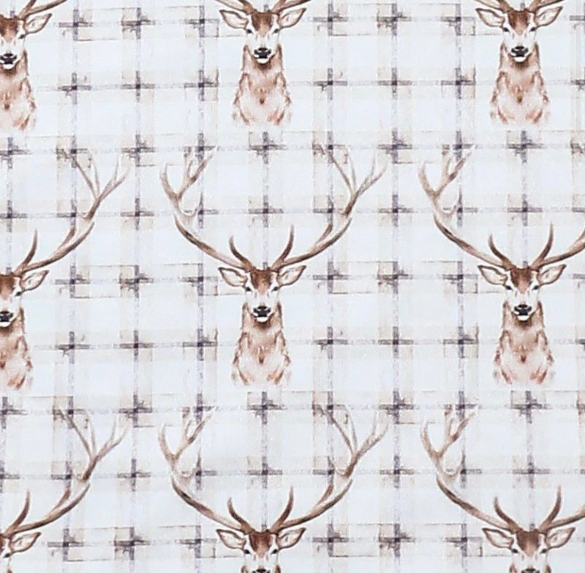 Baby Blanket - Plaid Deer
