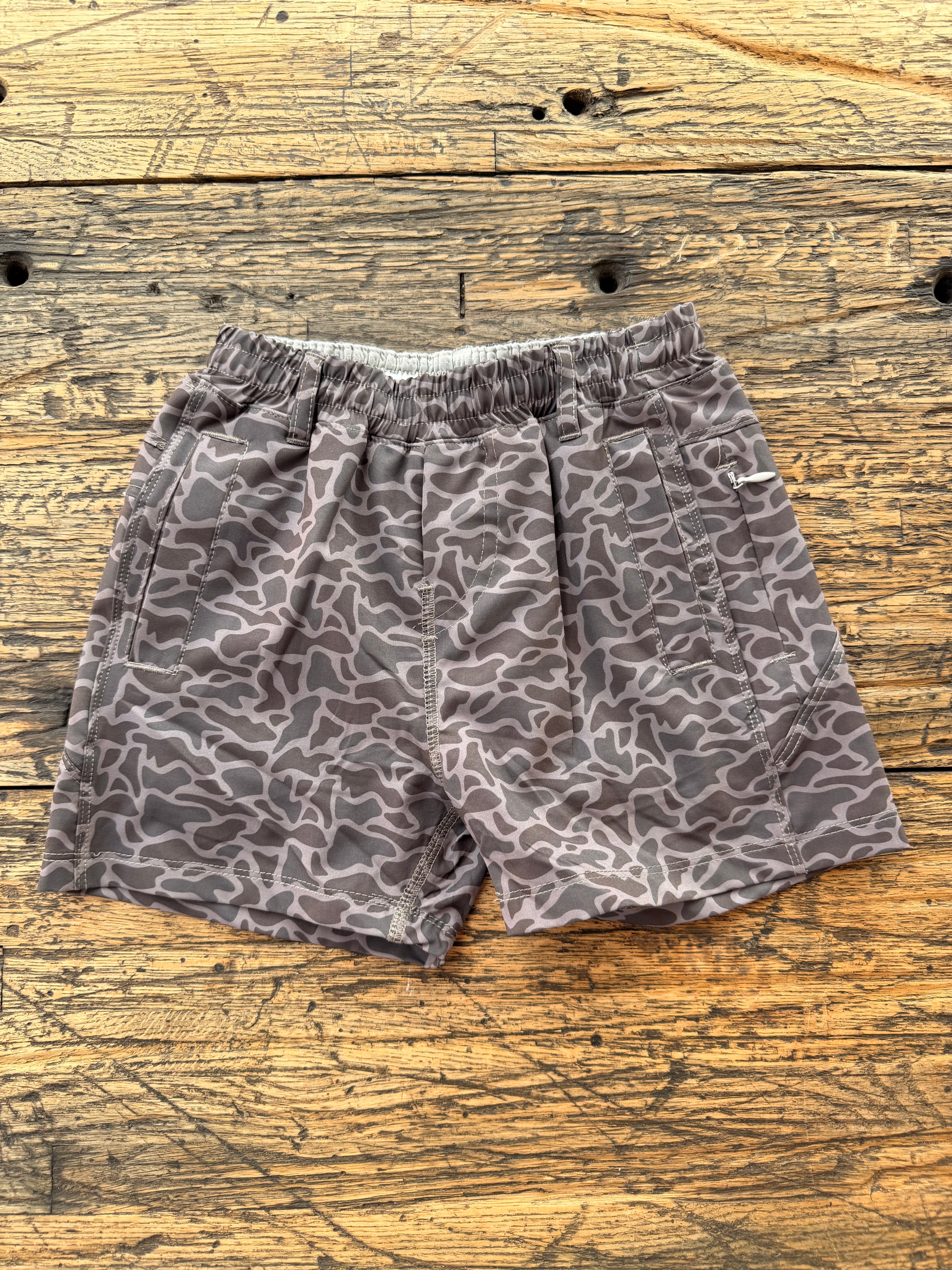 Meripex Freeballers Youth Sport Shorts- Bandlands Camo