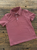 Meripex Red/Micro Black/White Stipe Polo