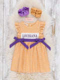 Louisiana Smocked Gingham Dress