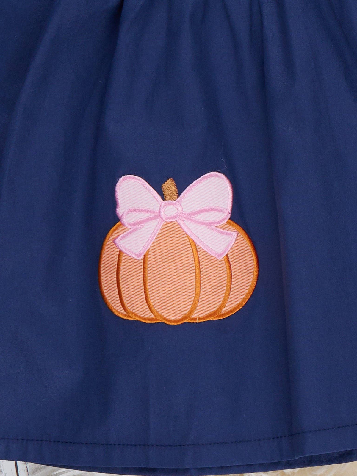 Pretty as a Pumpkin Embroidered Dress