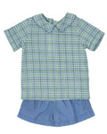 John Bluegrass Plaid Short Set